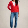 NARIA V NECK CARDI in BRIGHT ORANGE<White Stuff Clearance