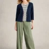 NARIA V NECK CARDI in DARK NAVY<White Stuff Online