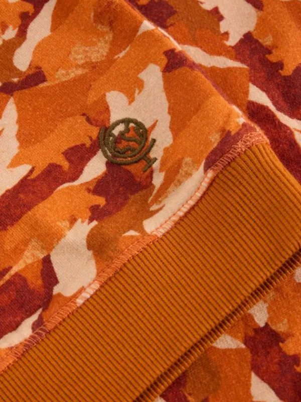 Ned Camo Sweat in ORANGE MULTI<White Stuff Outlet
