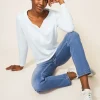 Nelly LS Tee in BRILLIANT WHITE<White Stuff Fashion