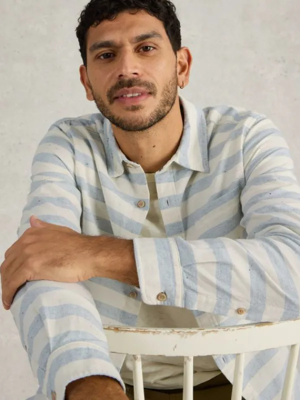 Neppy Stripe Shirt in WHITE MULTI<White Stuff New