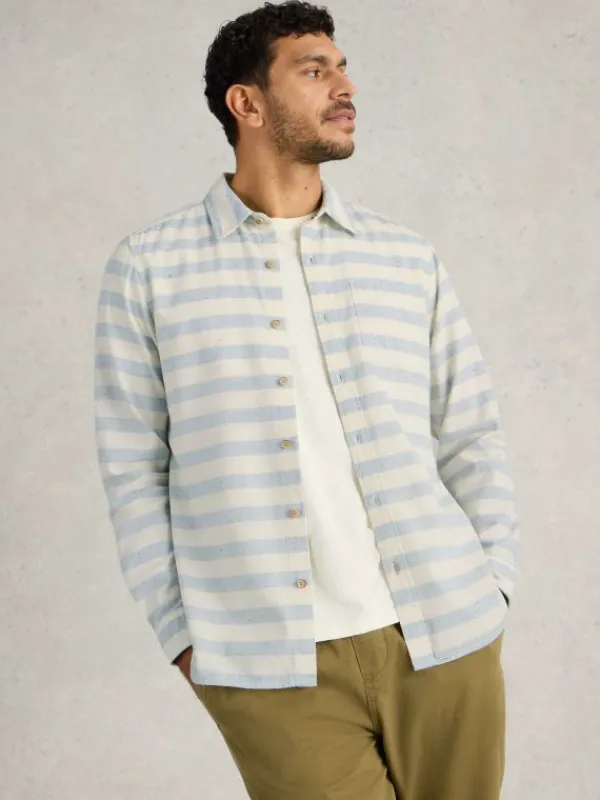 Neppy Stripe Shirt in WHITE MULTI<White Stuff New