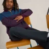 Newport Merino Wool Jacquard Funnel in PLUM MULTI<White Stuff Online
