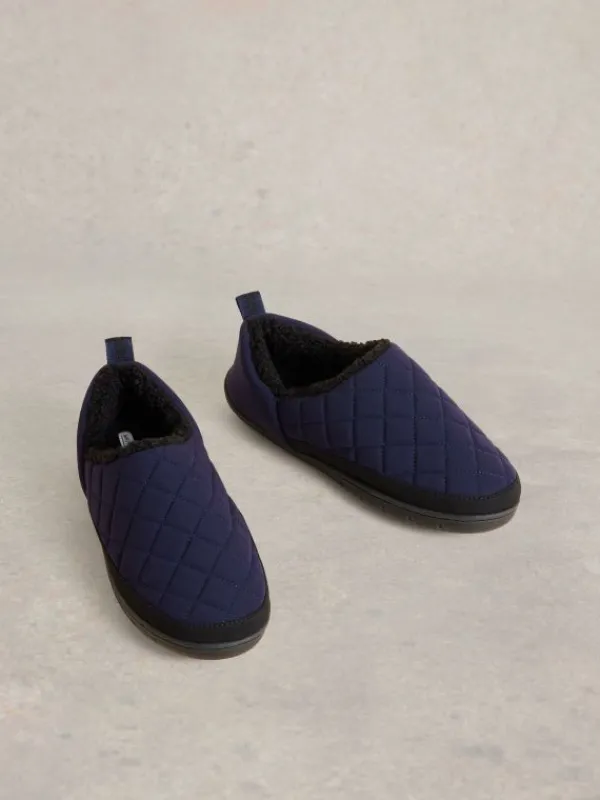 Nylon Puffer Slipper in DARK NAVY<White Stuff Fashion