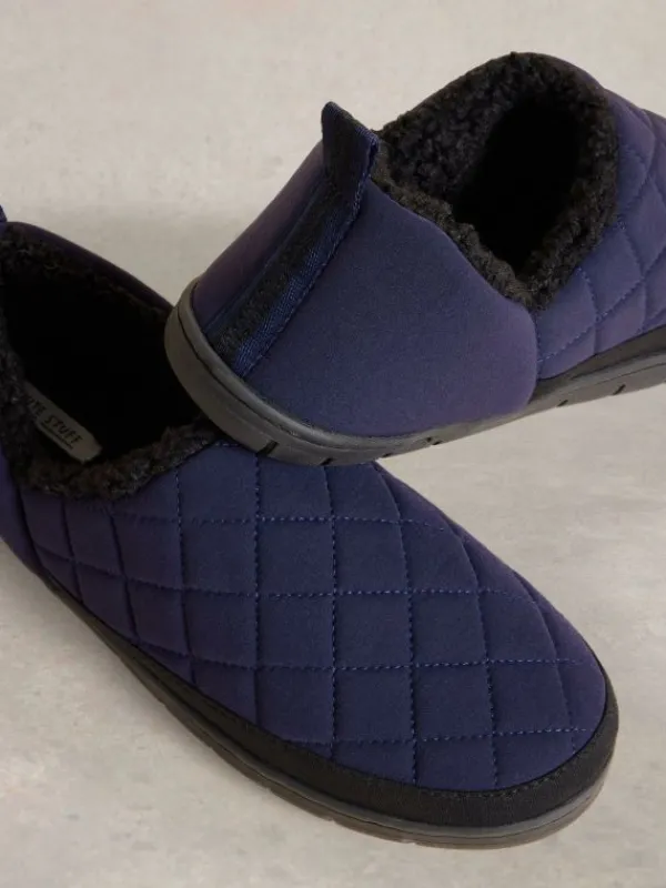 Nylon Puffer Slipper in DARK NAVY<White Stuff Fashion