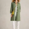 Oakleigh Denim Collared Coat in MID GREEN<White Stuff Hot