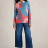 OLIVE FLORAL JUMPER in BLUE PRINT<White Stuff Hot