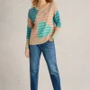 OLIVE HEART JUMPER in NATURAL MULTI<White Stuff Best