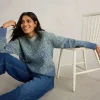OMBRE JUMPER in BLUE MULTI<White Stuff Fashion
