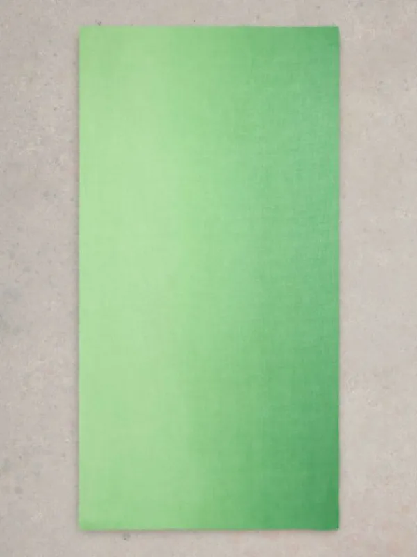 Oversized Penny Plain Scarf in BRIGHT GREEN<White Stuff Online