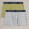 2pack Boxers  Plain  Print in GREY MULTI<White Stuff Online