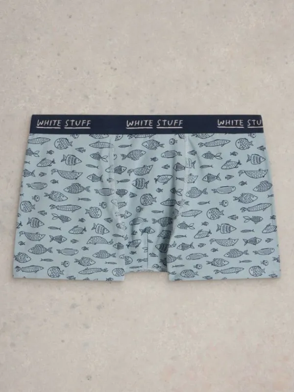 2pack Boxers  Plain  Print in NAVY MULTI<White Stuff Fashion