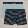 2pack Boxers  Plain  Stripe in BLUE MULTI<White Stuff Online