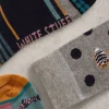 3 Pack Fishing Ankle Sock in NAVY MULTI<White Stuff Hot