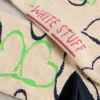 Painterly Heart Ankle Sock in IVORY MULTI<White Stuff Best