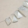 Palm Textured Necklace in SILVER TONE METALLIC<White Stuff New