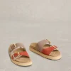 Patty Footbed Sandal in NATURAL MULTI<White Stuff Best