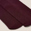 Patty Plain Versatile Cotton Tights in DK PLUM<White Stuff Discount