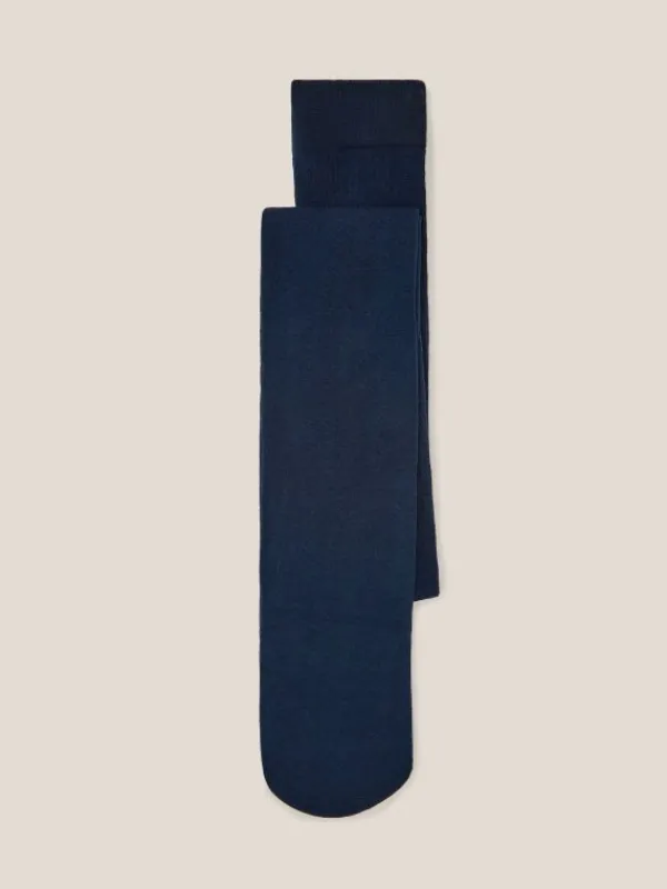 Patty Plain Versatile Cotton Tights in DARK NAVY<White Stuff Outlet