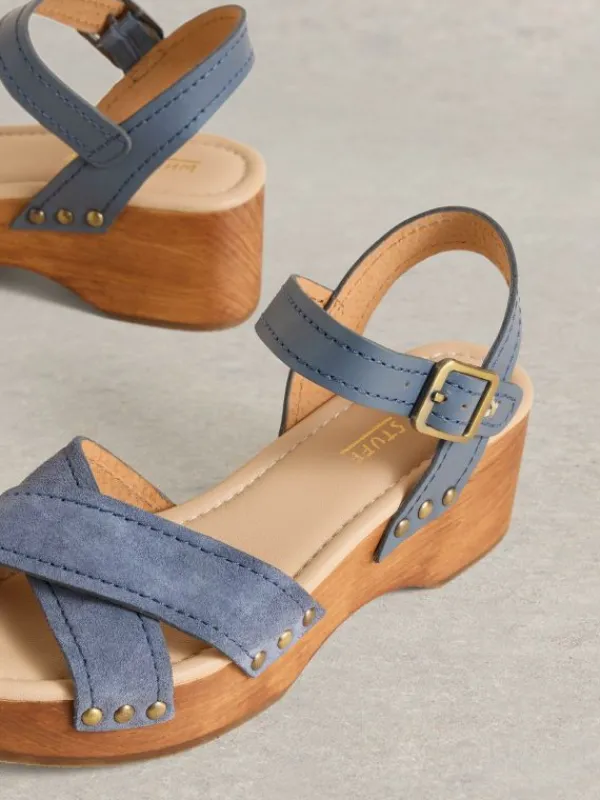 Phoebe Low Clog in BLUE MULTI<White Stuff Outlet