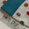 Polka Dot Ankle Socks in GREY MULTI<White Stuff Clearance