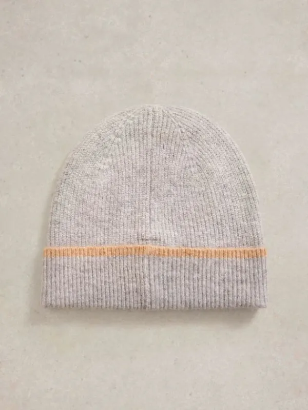 Poppy Knitted Beanie in GREY MULTI<White Stuff Sale