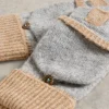 Poppy Knitted Flip Mitt in GREY MULTI<White Stuff Sale