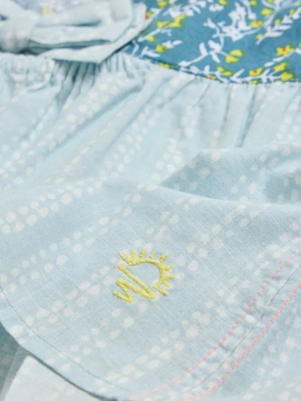 Printed Swing Top in BLUE MULTI<White Stuff Sale