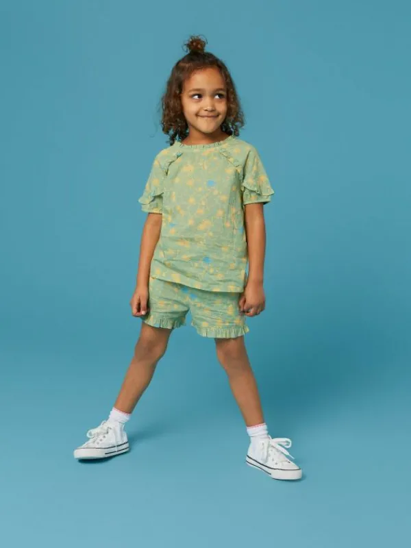 Printed Woven Short in GREEN MULTI<White Stuff Best