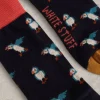 Puffin Ankle Sock in BLACK MULTI<White Stuff Hot
