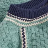 Raglan Detail Crew Jumper in LIGHT GREEN<White Stuff New