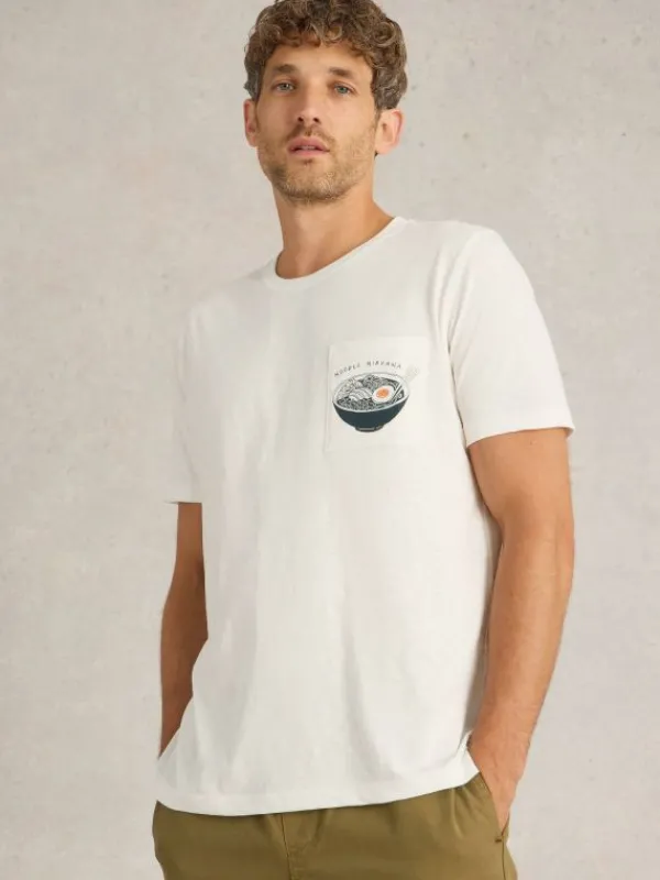 Ramen Graphic Tee in WHITE PRINT<White Stuff Hot