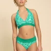 Reversible Fold Down Bottom in GREEN MULTI<White Stuff Sale