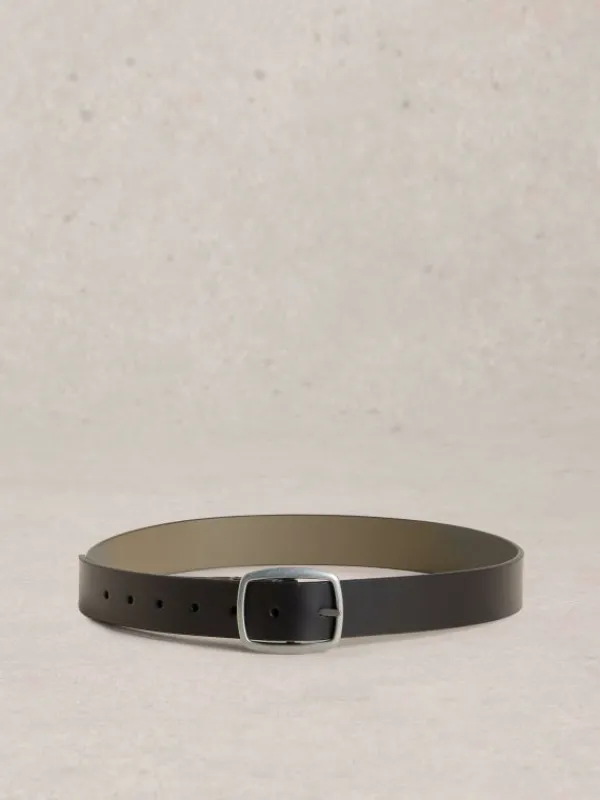Reversible Leather Belt in BLACK MULTI<White Stuff Hot