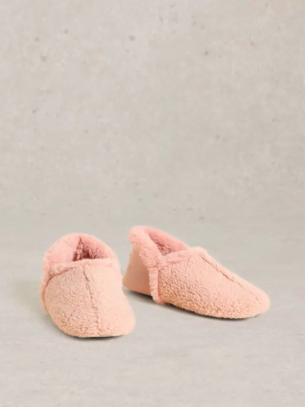 Reya Closed Back Slippers in LIGHT PINK<White Stuff Clearance
