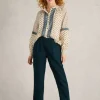 Rowena Linen Trousers in DARK NAVY<White Stuff Best