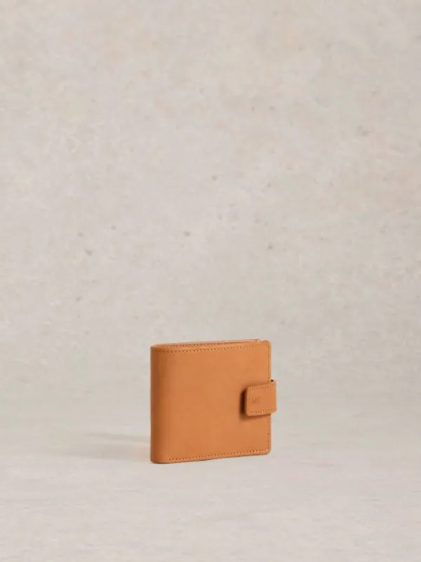 Rufus Leather Wallet in TAN MULTI<White Stuff Discount
