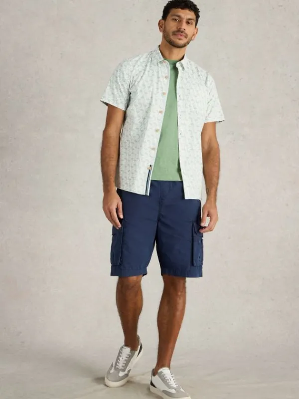 Salcombe Koi Printed Shirt in WHITE PRINT<White Stuff Sale