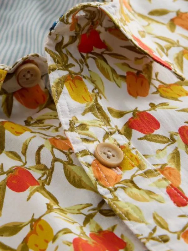 Salcombe Peppers Printed Shirt in WHITE PRINT<White Stuff Sale