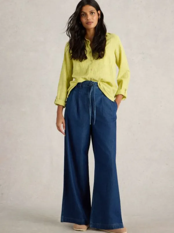 Sasha Wide Leg Jean in MID DENIM<White Stuff Best