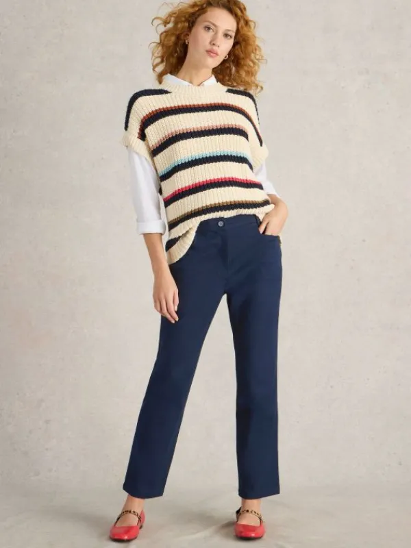 Savannah Stretch Trouser in DARK NAVY<White Stuff Fashion