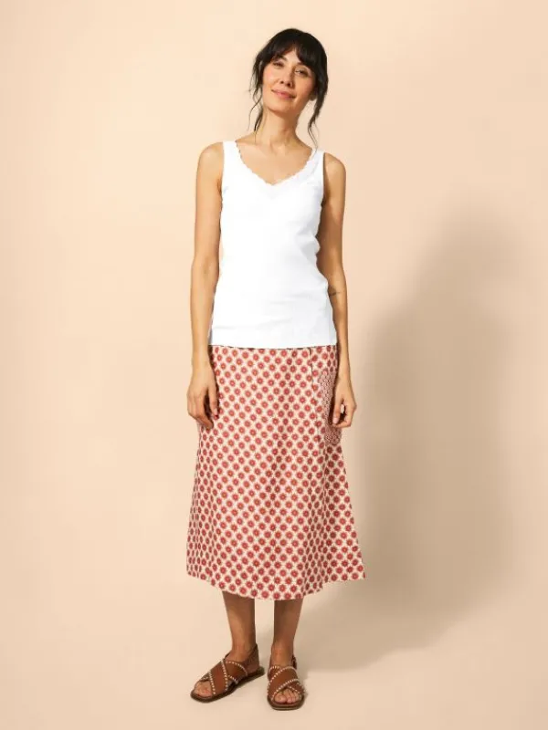 SEABREEZE V NECK VEST in BRILLIANT WHITE<White Stuff Hot