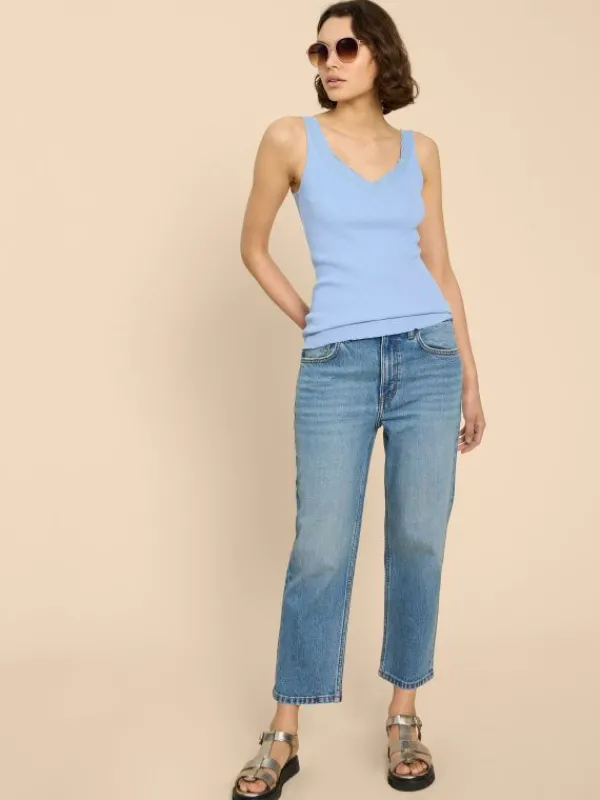 SEABREEZE VEST in LIGHT BLUE<White Stuff Hot