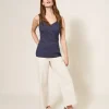 SEABREEZE VEST V NECK in DUSTY PURPLE<White Stuff Hot