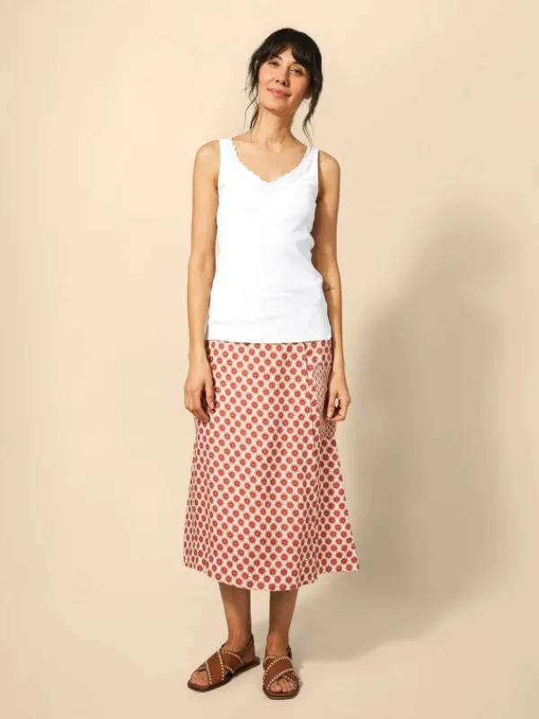 SEABREEZE VEST V NECK in BRILLIANT WHITE<White Stuff Online