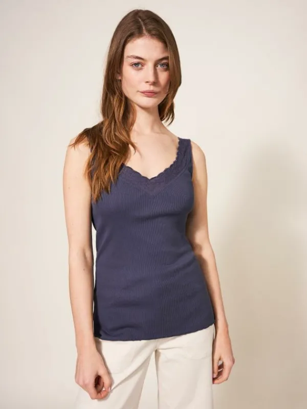 SEABREEZE VEST V NECK in DUSTY PURPLE<White Stuff Hot