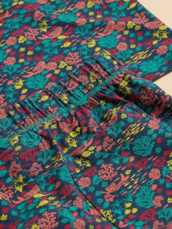 Sealife Short PJ Set in NAVY MULTI<White Stuff Online
