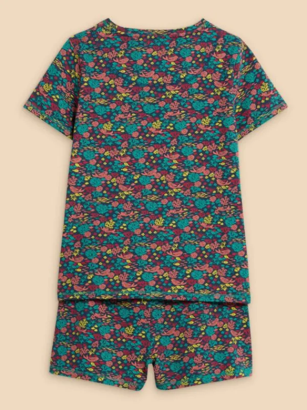Sealife Short PJ Set in NAVY MULTI<White Stuff Online