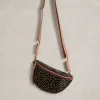 Sebby Leather Sling Mini Bag in BLACK MULTI<White Stuff Clearance
