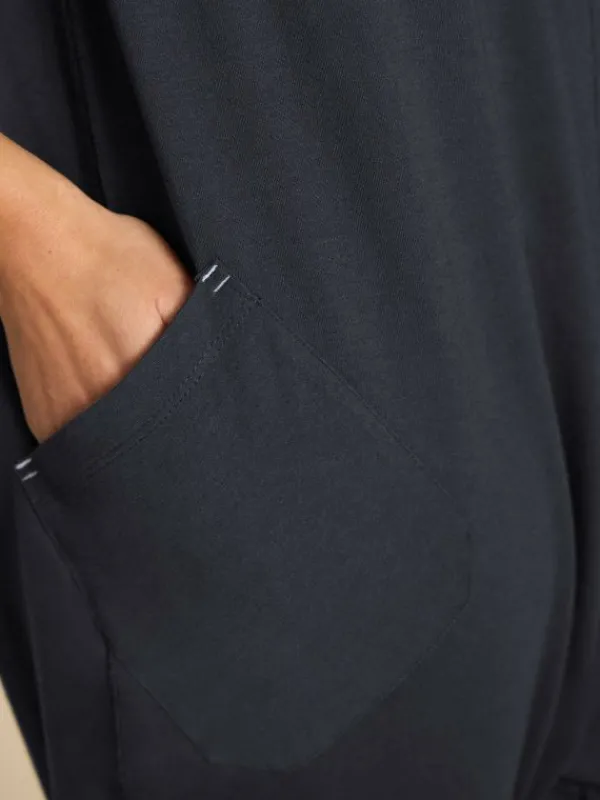 Selina Jersey Jumpsuit in CHARCOAL GREY<White Stuff New
